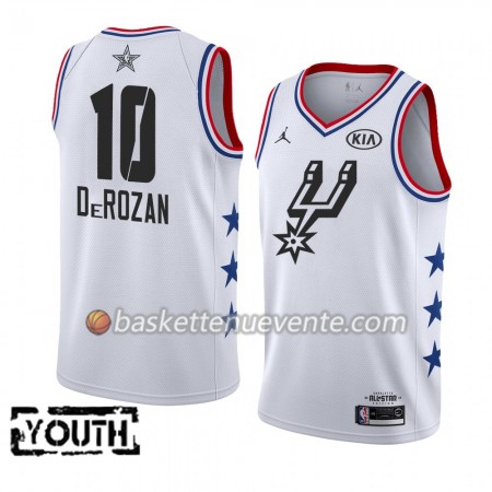 Maillot Basket San Antonio Spurs DeMar DeRozan 10 2019 All-Star Jordan Brand Blanc Swingman - Enfant